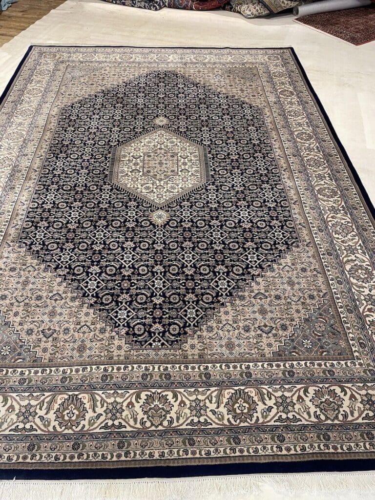 bijar-perserteppich-350x250-cm-100-reine-schurwolle-klassisches-7 Orientteppich Indien 350x250 cm Wolle handgeknüpft
