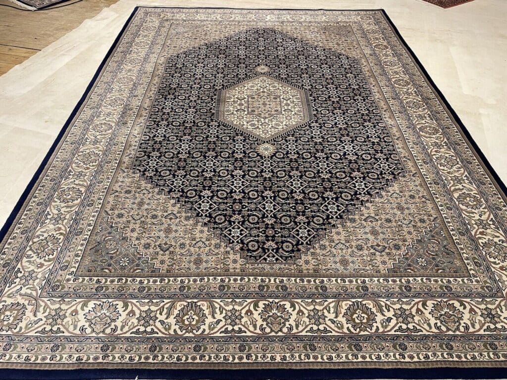 bijar-perserteppich-350x250-cm-100-reine-schurwolle-klassisches-9 Orientteppich Indien 350x250 cm Wolle handgeknüpft