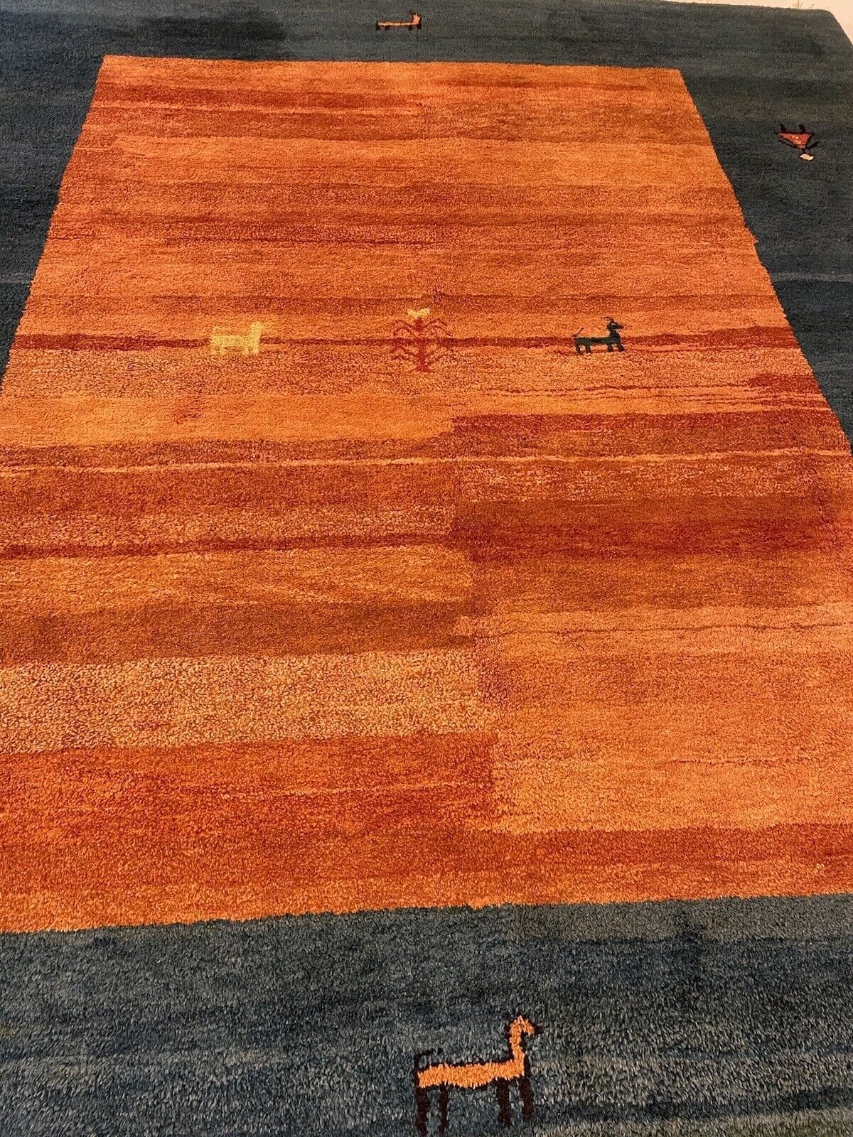 Perserteppich Gabbeh 305x260 cm Schurwolle handgeknüpft