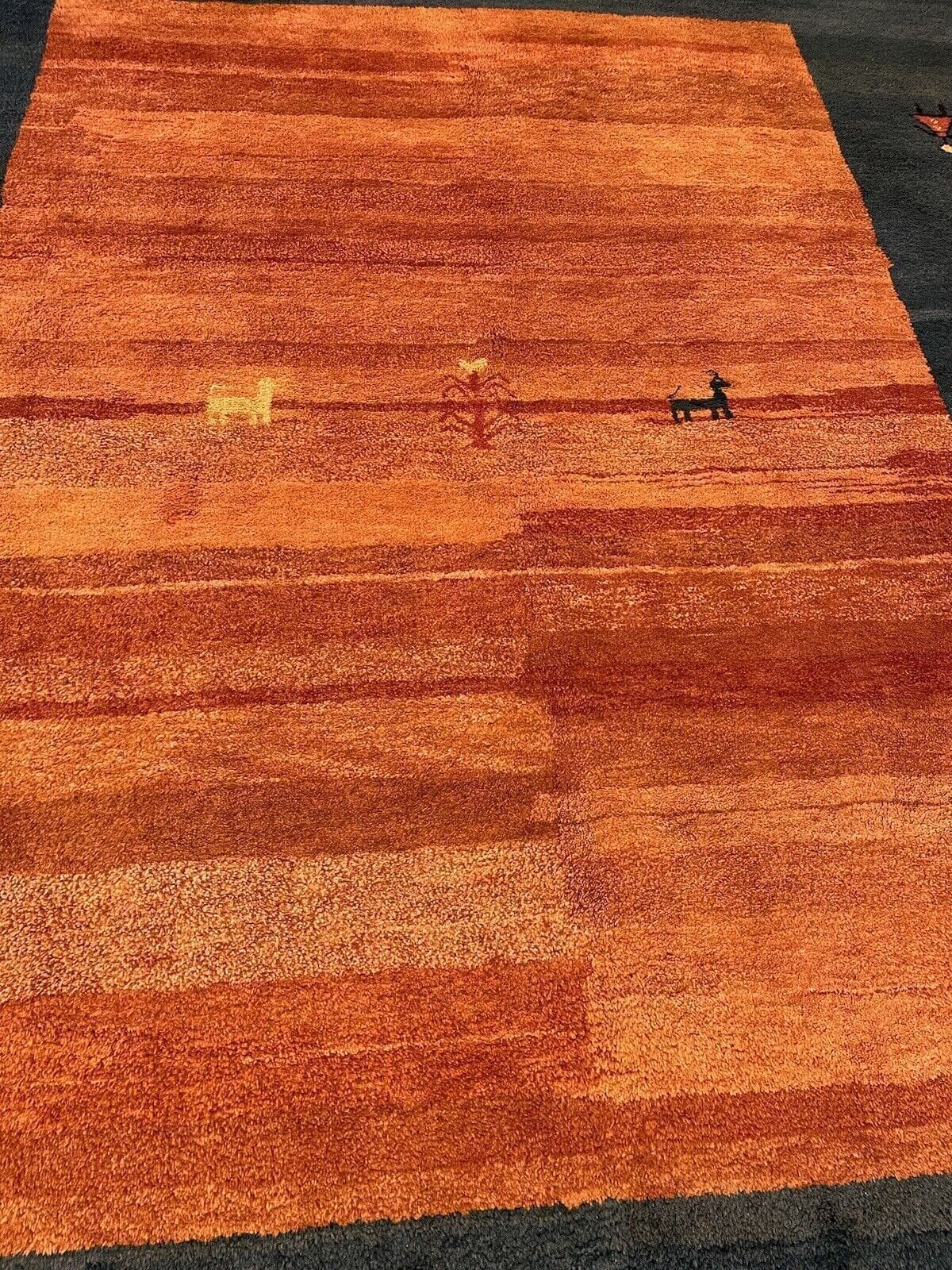 Perserteppich Gabbeh 305x260 cm Schurwolle handgeknüpft