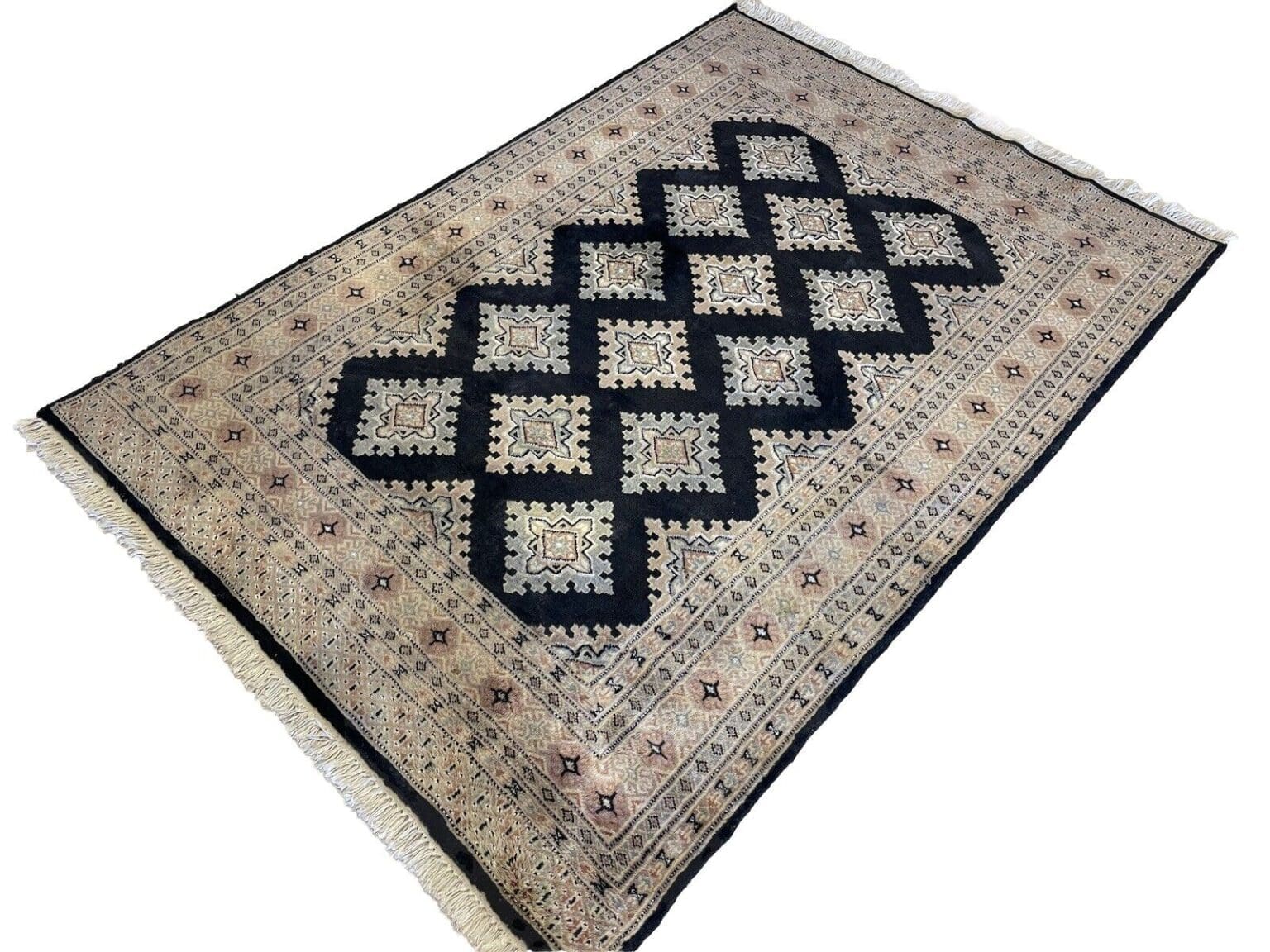 Orientteppich Pakistan 180 x 120 cm Schurwolle handgeknüpft