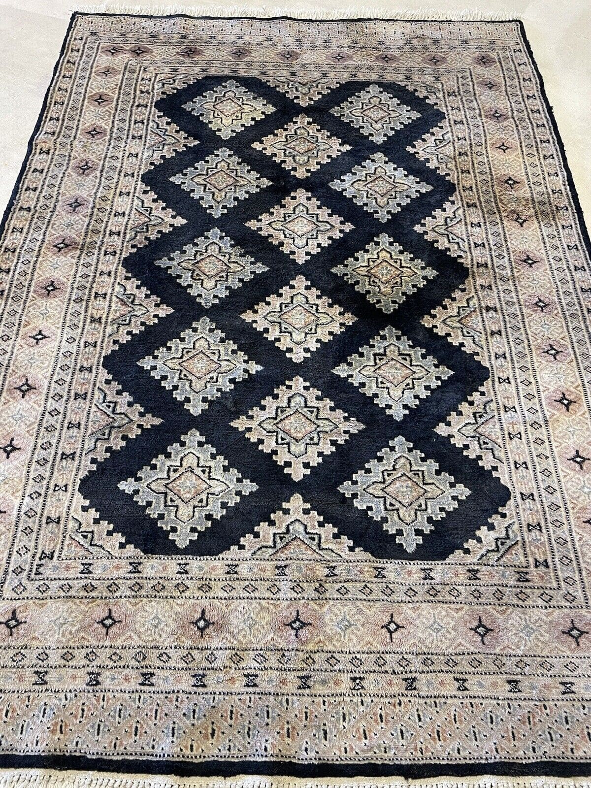 Orientteppich Pakistan 180 x 120 cm Schurwolle handgeknüpft
