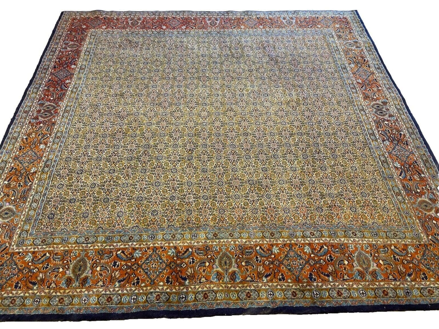 Perserteppich Moud 240x190 cm Seide handgeknüpft