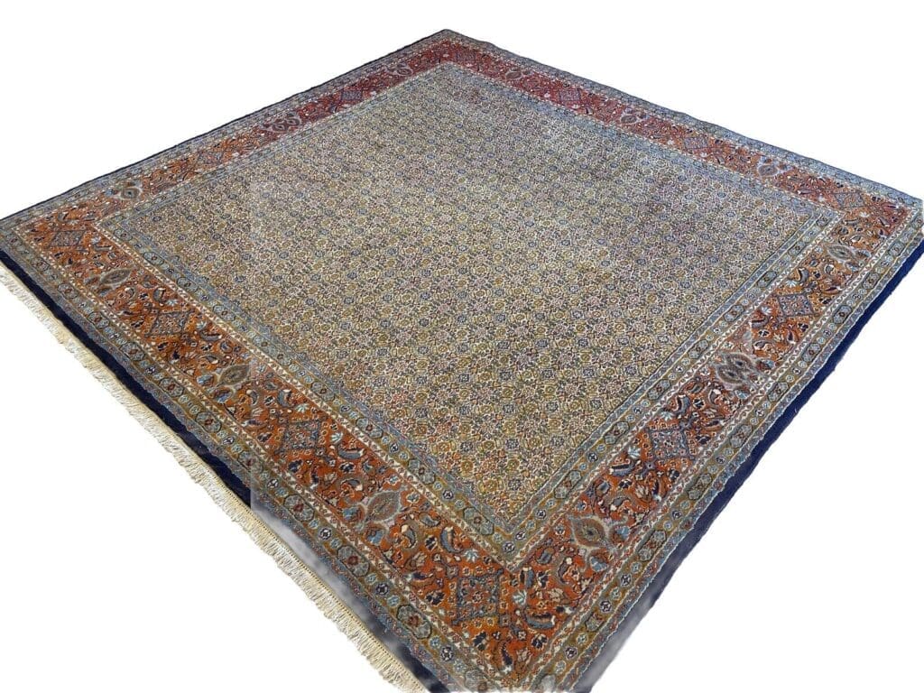 Perserteppich Moud 240x190 cm Seide handgeknüpft