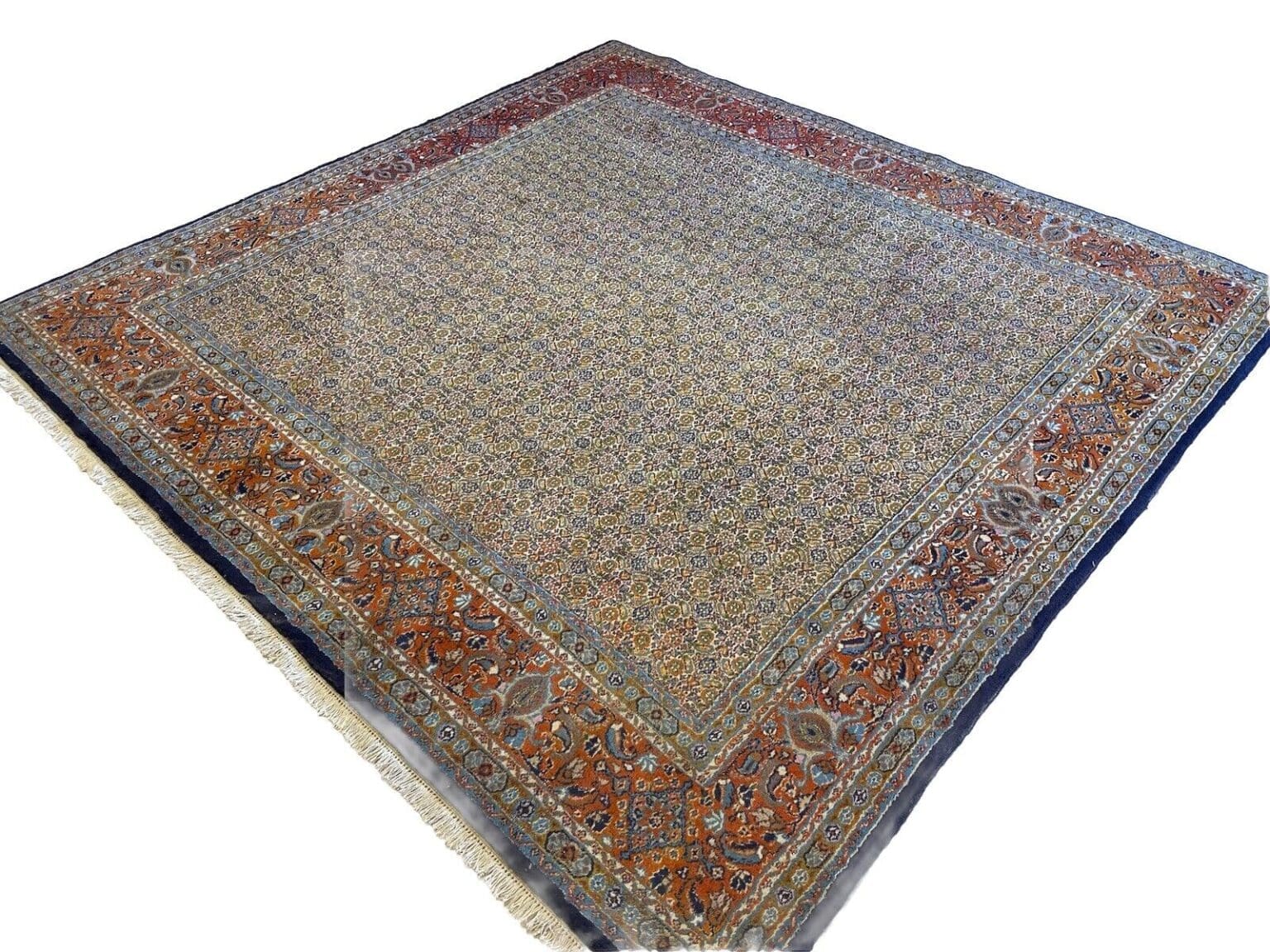 Perserteppich Moud 240x190 cm Seide handgeknüpft