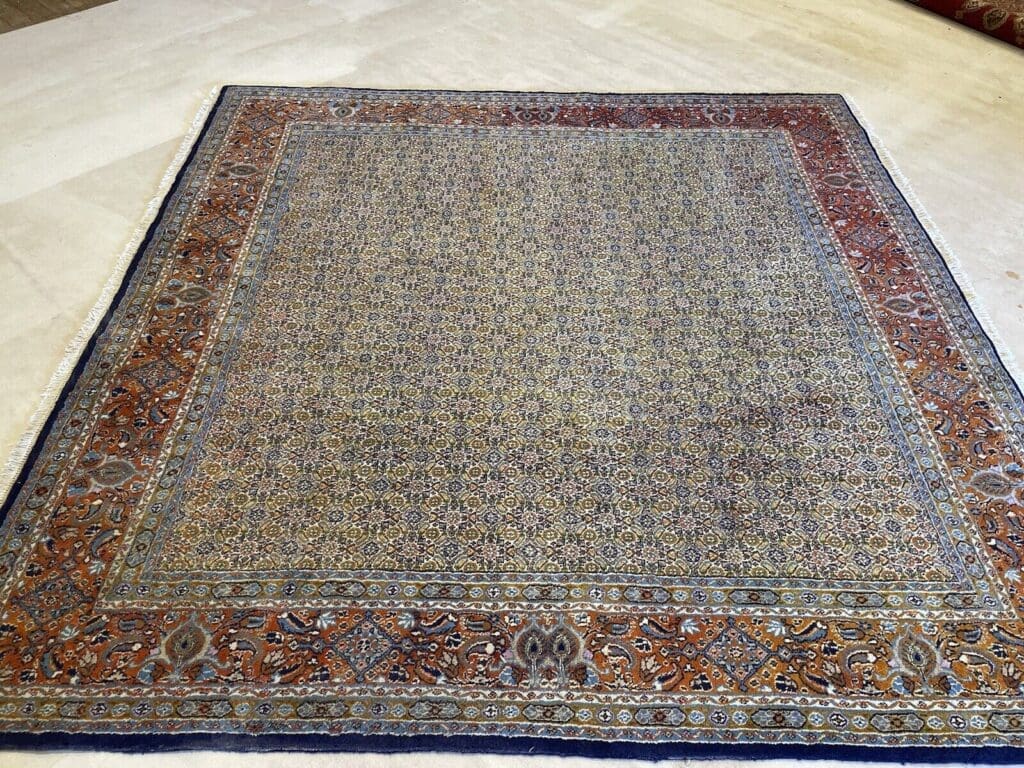 Perserteppich Moud 240x190 cm Seide handgeknüpft
