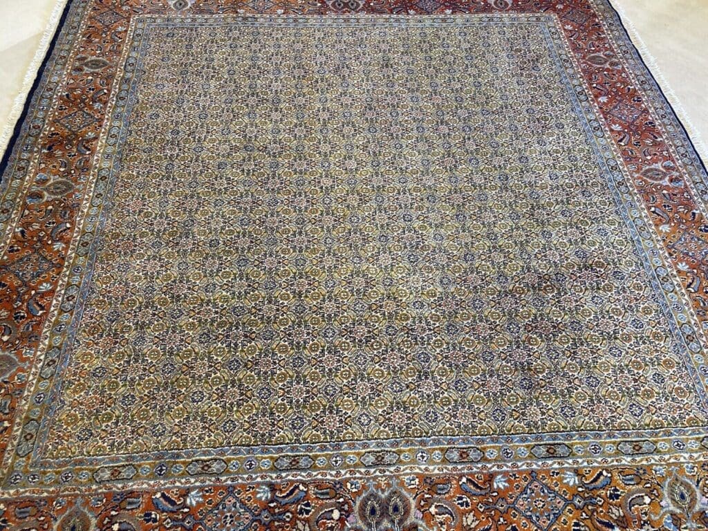 Perserteppich Moud 240x190 cm Seide handgeknüpft