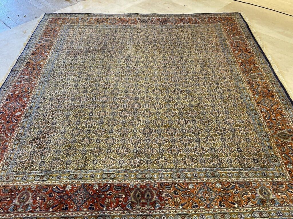 Perserteppich Moud 240x190 cm Seide handgeknüpft