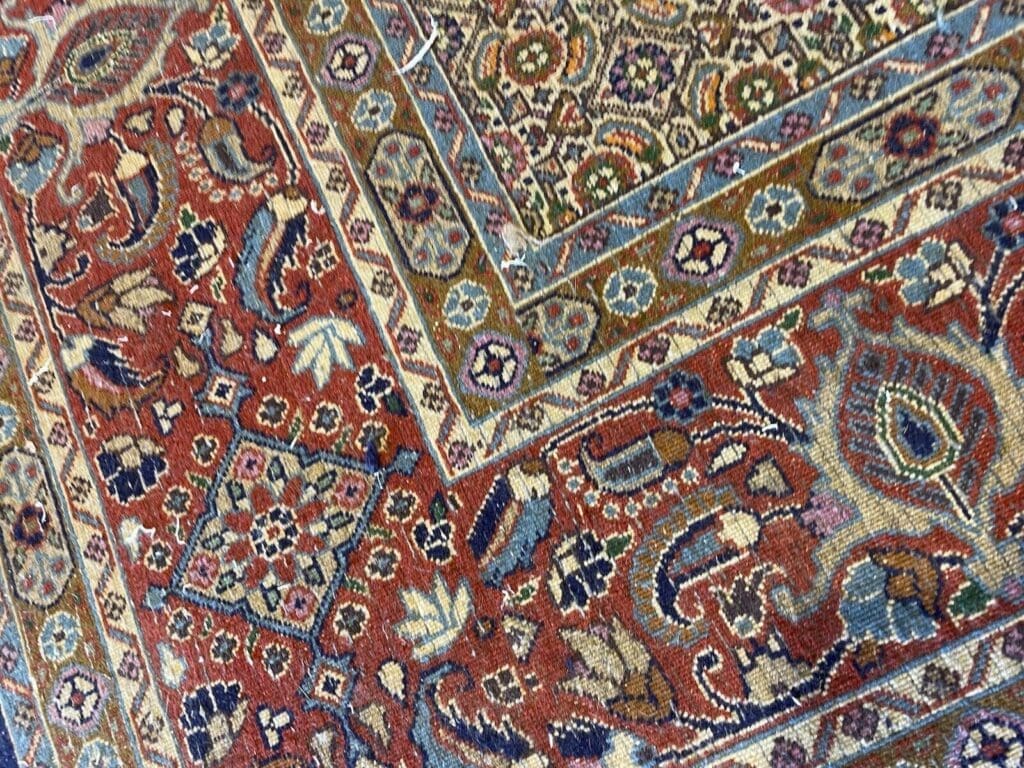Perserteppich Moud 240x190 cm Seide handgeknüpft