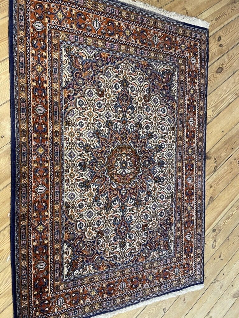 Perserteppich Moud 145 x 100 cm Schurwolle handgeknüpft