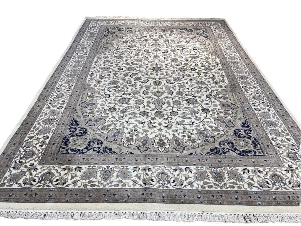 bijar-perserteppich-350x250-cm-100-schurwolle-mit-seide-klassisches-6 Orientteppich Bijar 350 x 250 cm Schurwolle handgeknüpft