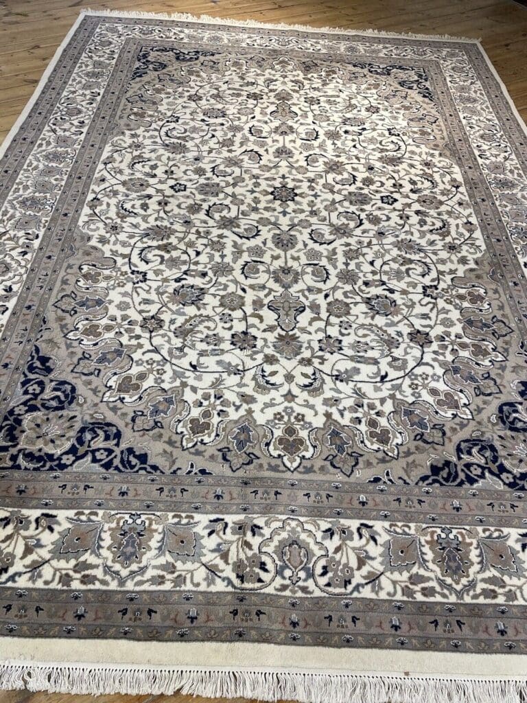 bijar-perserteppich-350x250-cm-100-schurwolle-mit-seide-klassisches-9 Orientteppich Bijar 350 x 250 cm Schurwolle handgeknüpft