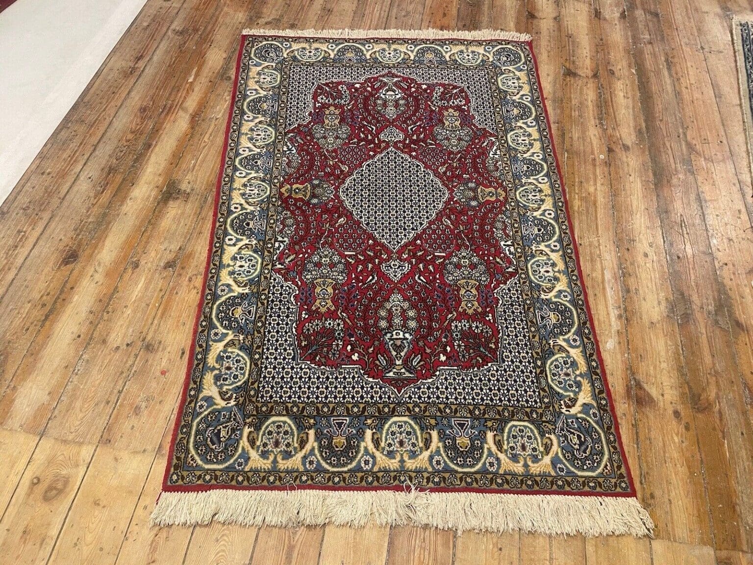 Perserteppich Ghom 160 x 100 cm Seide handgeknüpft