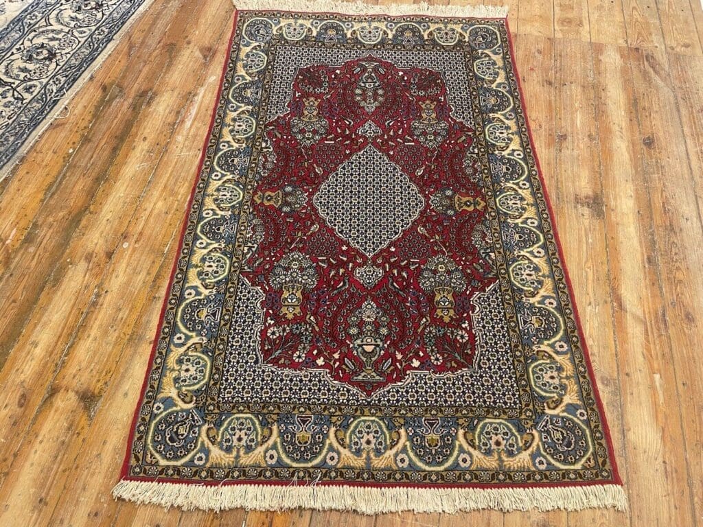 Perserteppich Ghom 160 x 100 cm Seide handgeknüpft