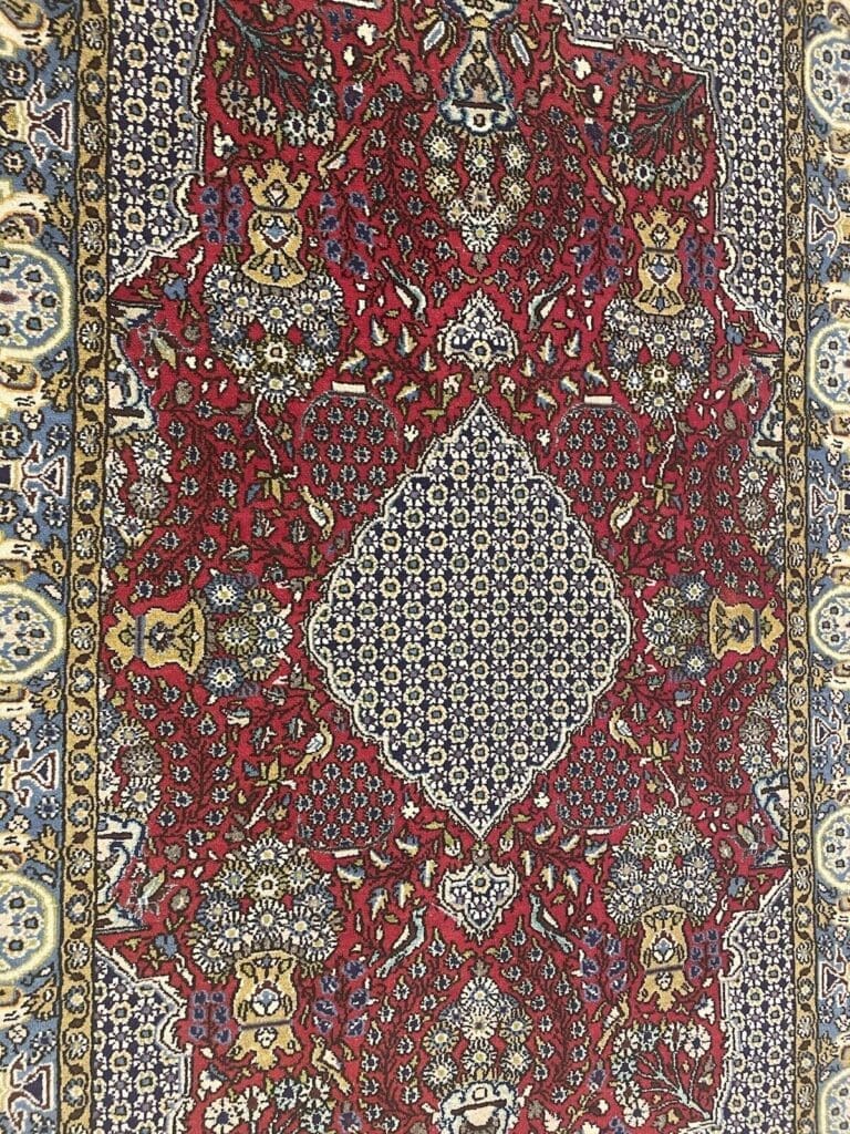 Perserteppich Ghom 160 x 100 cm Seide handgeknüpft