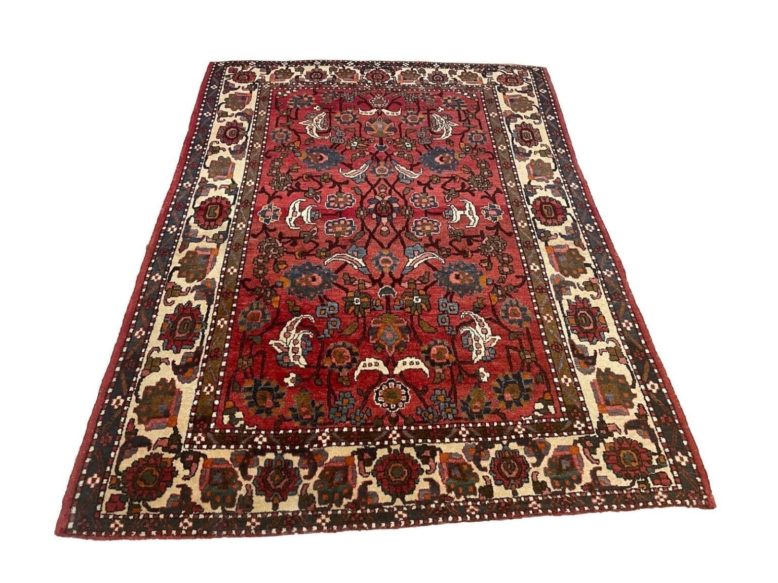 Perserteppich Esfahan 207 x 150 cm Wolle handgeknüpft