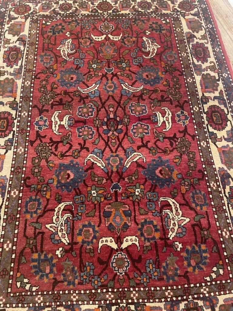 Perserteppich Esfahan 207 x 150 cm Wolle handgeknüpft