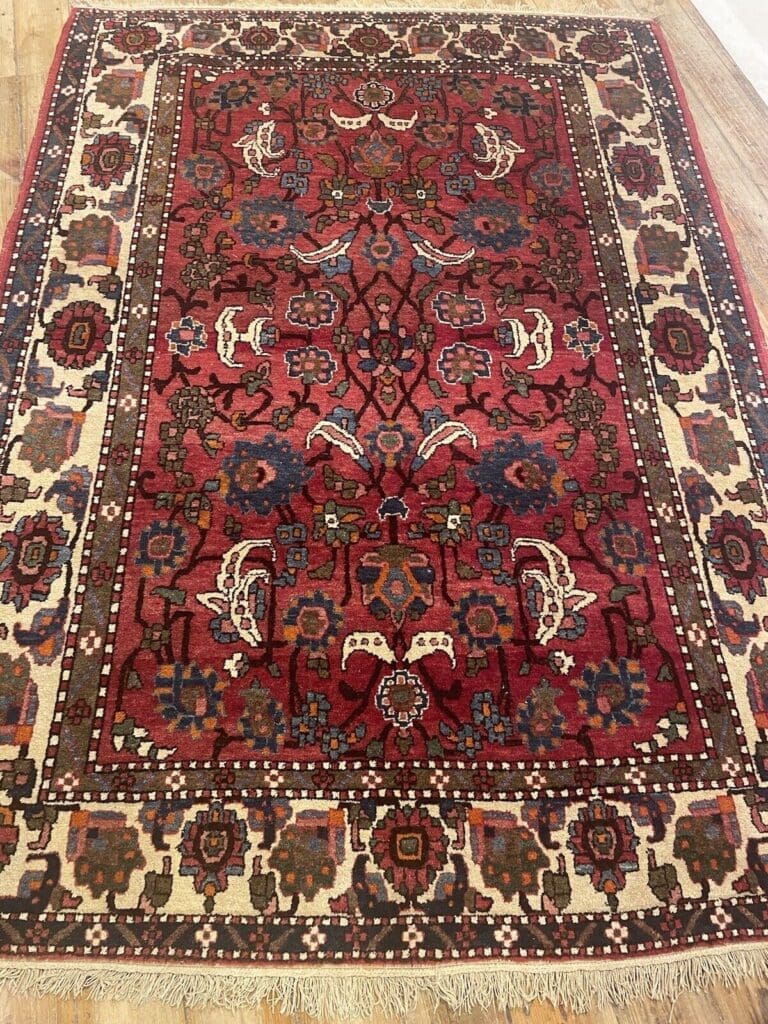 Perserteppich Esfahan 207 x 150 cm Wolle handgeknüpft
