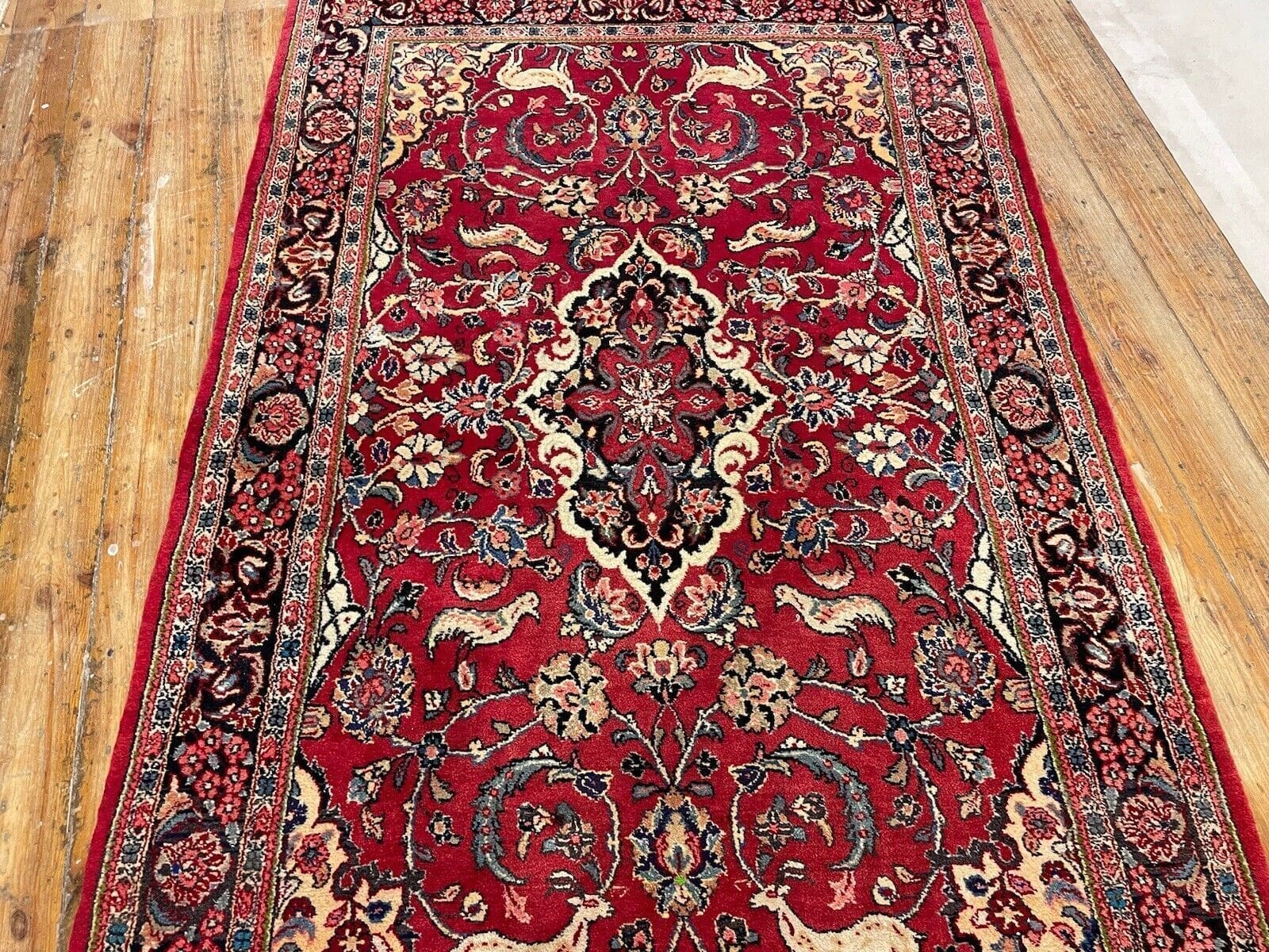 antiker-perserteppich-jowsan-200x125-cm-100-wolle-orientalisches-5 Perserteppich Jowsan 200x125 cm Wolle handgeknüpft