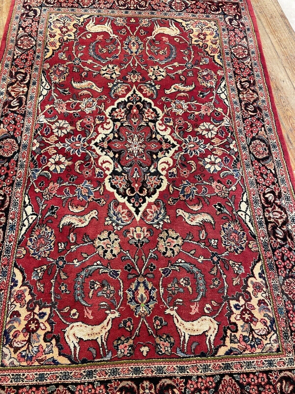 antiker-perserteppich-jowsan-200x125-cm-100-wolle-orientalisches-6 Perserteppich Jowsan 200x125 cm Wolle handgeknüpft