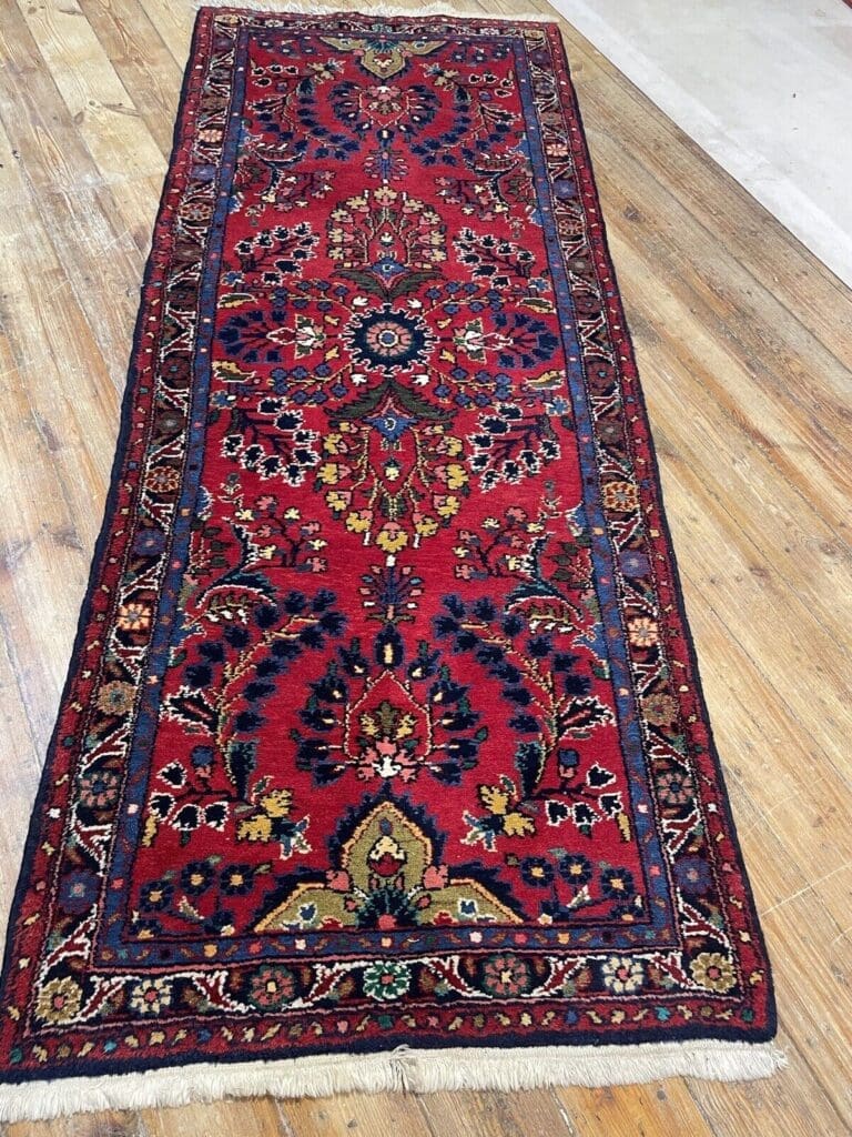 Perserteppich Sarough 220x85 cm Wolle handgeknüpft