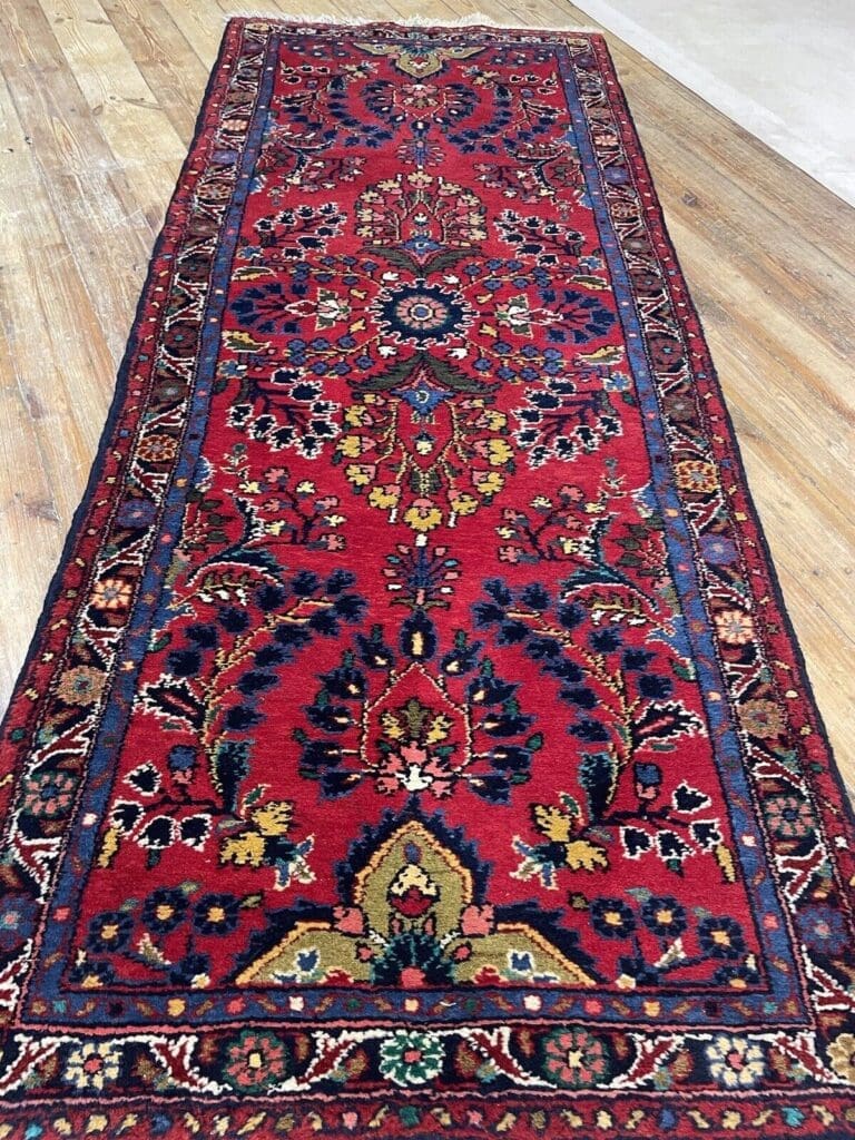 Perserteppich Sarough 220x85 cm Wolle handgeknüpft