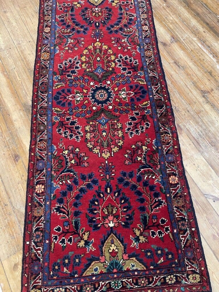 Perserteppich Sarough 220x85 cm Wolle handgeknüpft