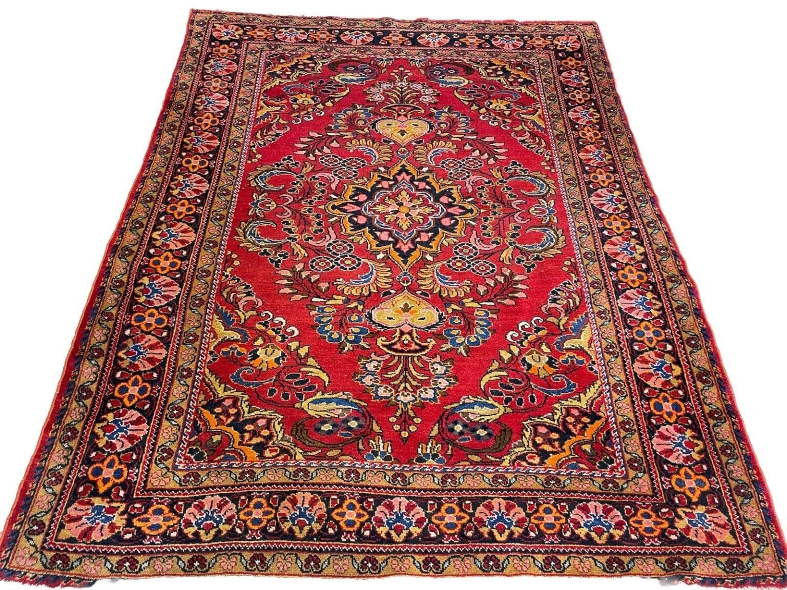 Perserteppich Lilian 185 x 150 cm Wolle handgeknüpft