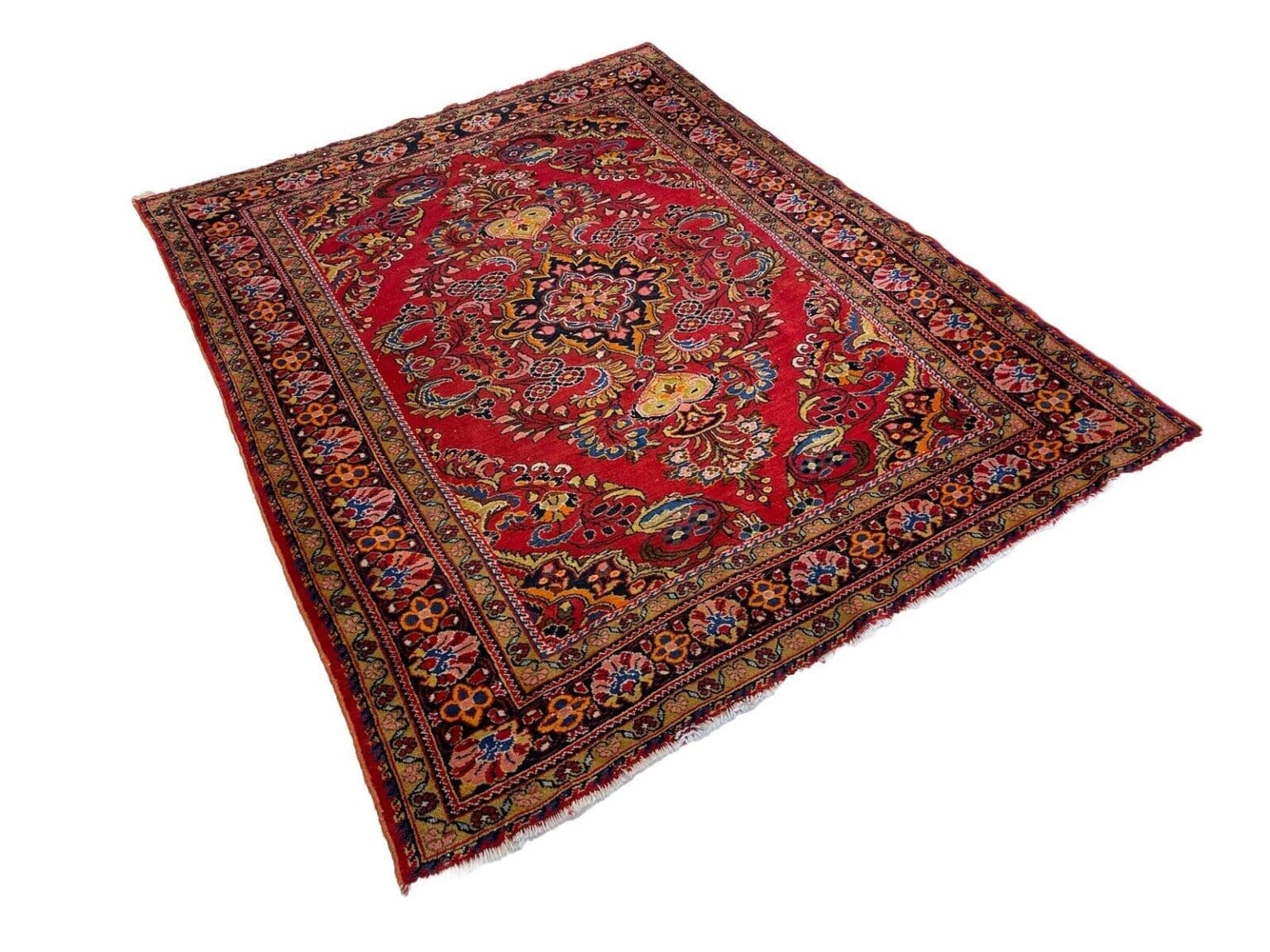 Perserteppich Lilian 185 x 150 cm Wolle handgeknüpft