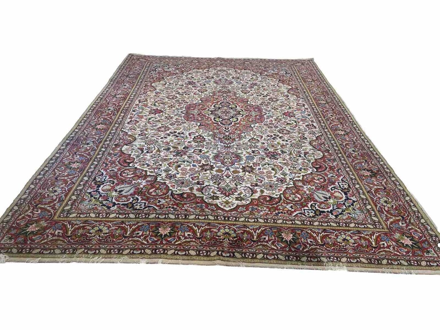 Perserteppich Sarough 345 x 245 cm Wolle handgeknüpft