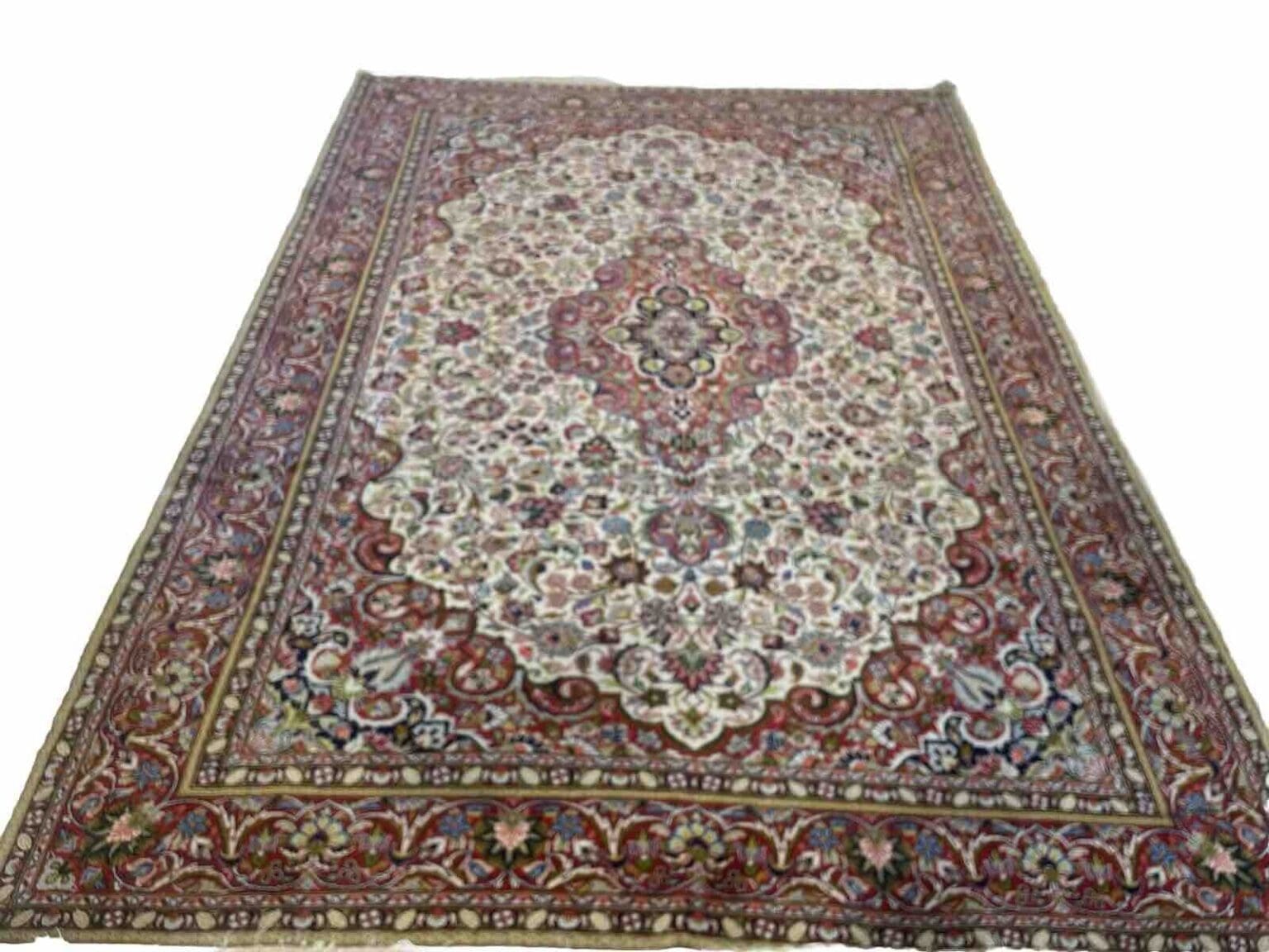 Perserteppich Sarough 345 x 245 cm Wolle handgeknüpft
