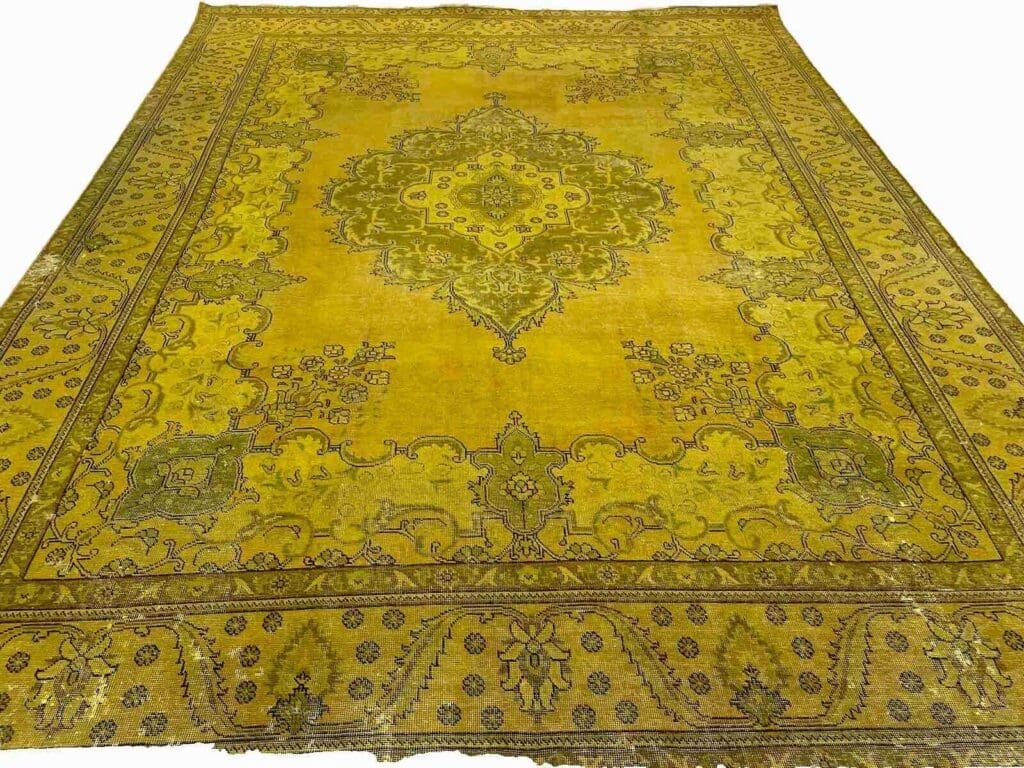 eleganter-vintage-perserteppich-390x290-cm-top-qualitat-abstraktes-1 Perserteppich 390x290 cm Wolle handgeknüpft