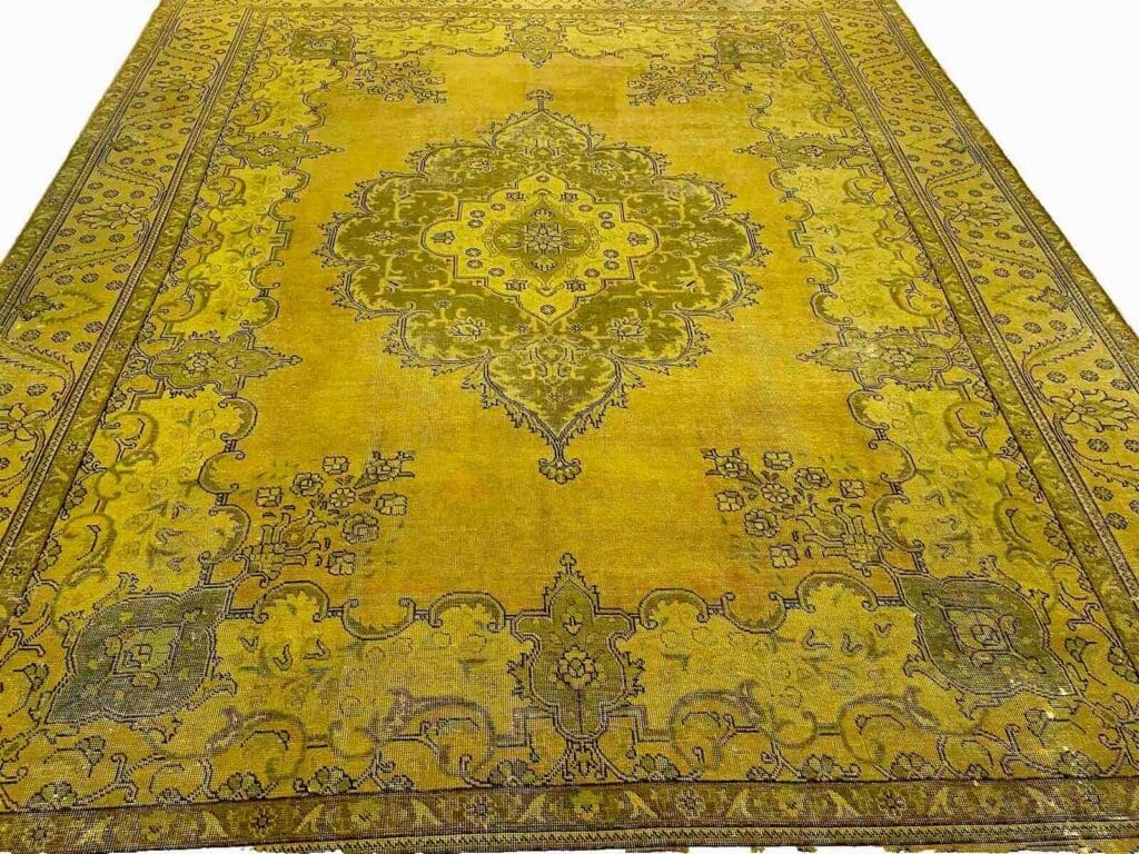 eleganter-vintage-perserteppich-390x290-cm-top-qualitat-abstraktes-2 Perserteppich 390x290 cm Wolle handgeknüpft