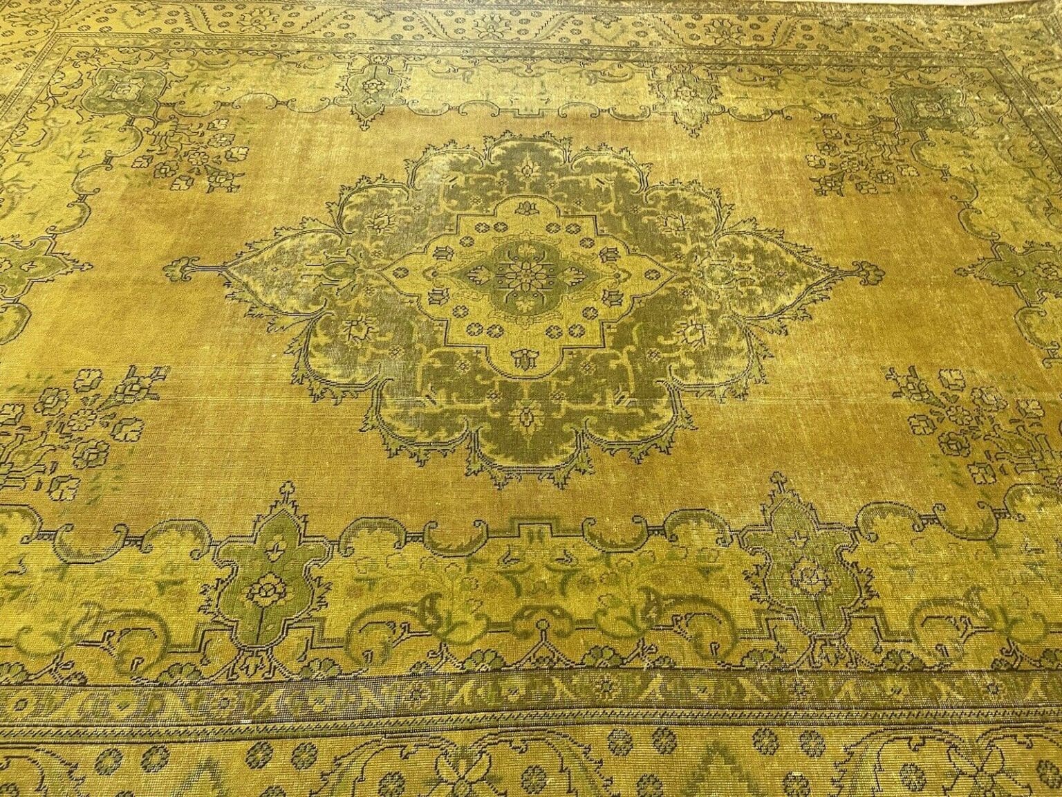eleganter-vintage-perserteppich-390x290-cm-top-qualitat-abstraktes-9 Perserteppich 390x290 cm Wolle handgeknüpft