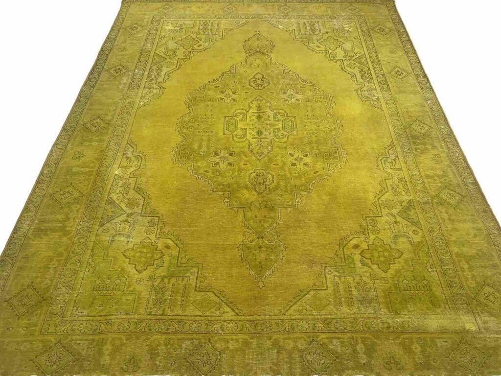 vintage-orientteppich-330x224-cm-handgeknupft-top-qualitat-modernes-3 Perserteppich 330x224 cm Wolle handgeknüpft