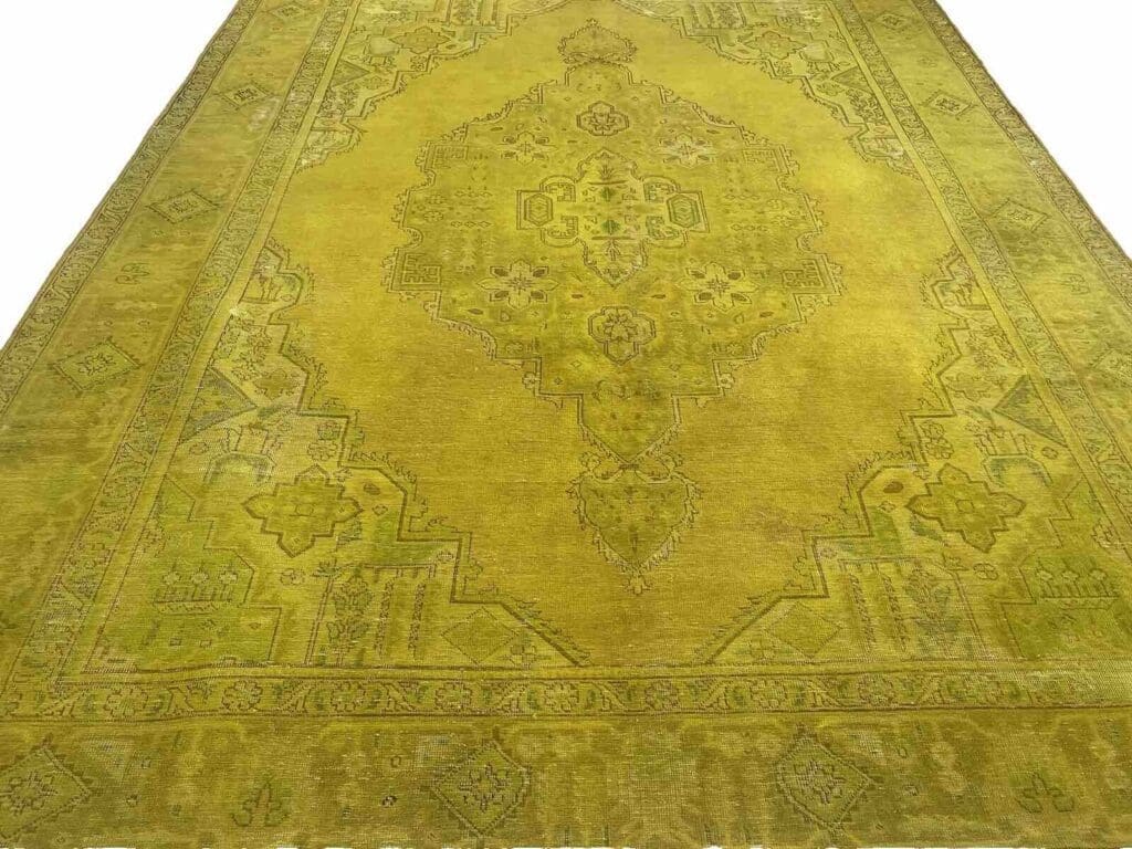 vintage-orientteppich-330x224-cm-handgeknupft-top-qualitat-modernes-5 Perserteppich 330x224 cm Wolle handgeknüpft