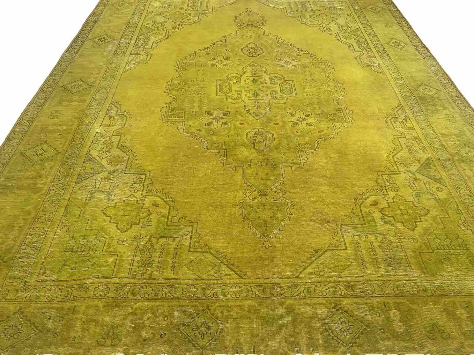 vintage-orientteppich-330x224-cm-handgeknupft-top-qualitat-modernes-5 Perserteppich 330x224 cm Wolle handgeknüpft