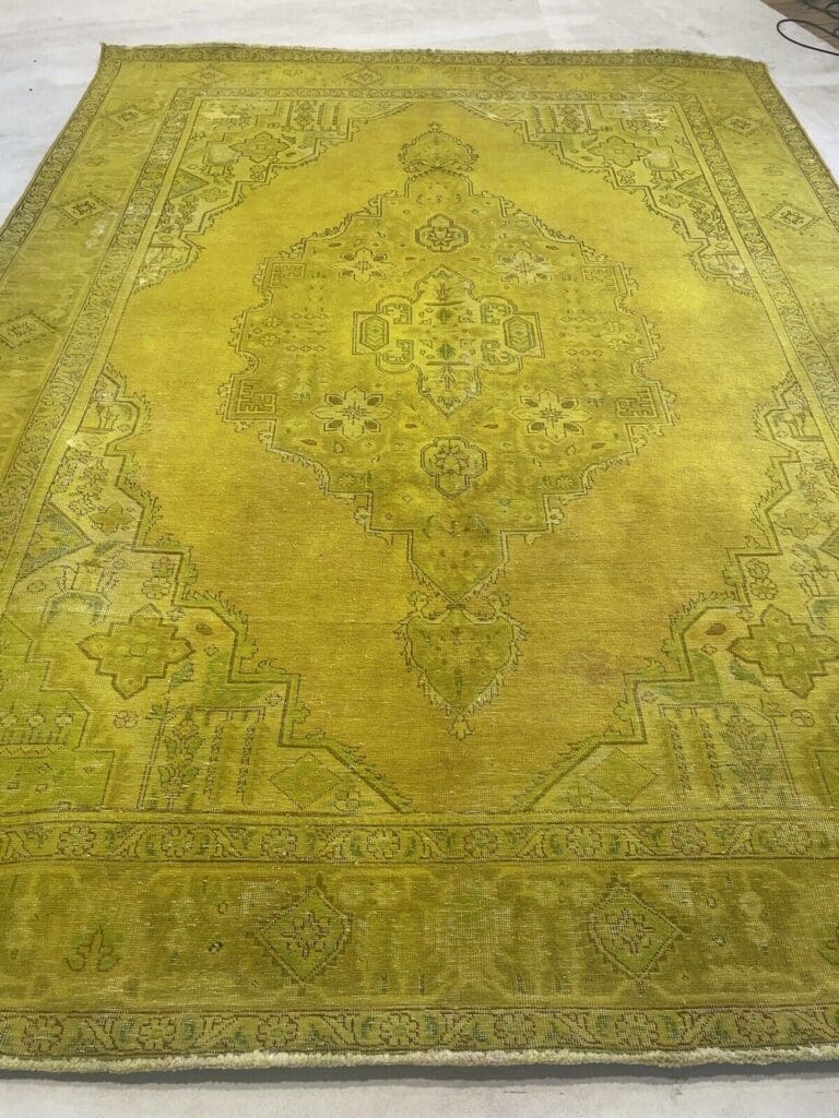 vintage-orientteppich-330x224-cm-handgeknupft-top-qualitat-modernes-6 Perserteppich 330x224 cm Wolle handgeknüpft