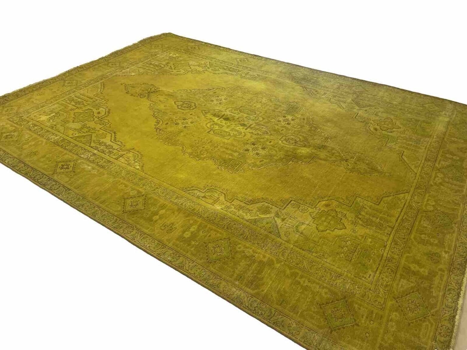 vintage-orientteppich-330x224-cm-handgeknupft-top-qualitat-modernes-8 Perserteppich 330x224 cm Wolle handgeknüpft