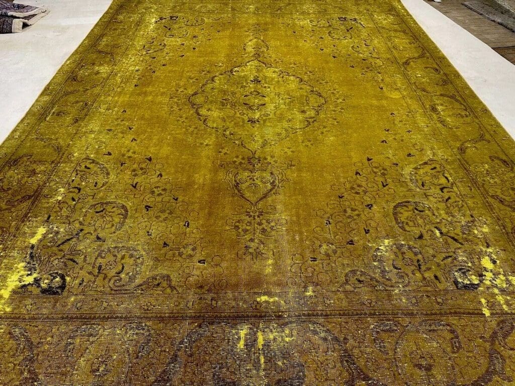 eleganter-vintage-perserteppich-390x290-cm-handgeknupft-100-wolle-1-2 Perserteppich Persien 390x290 cm Wolle handgeknüpft