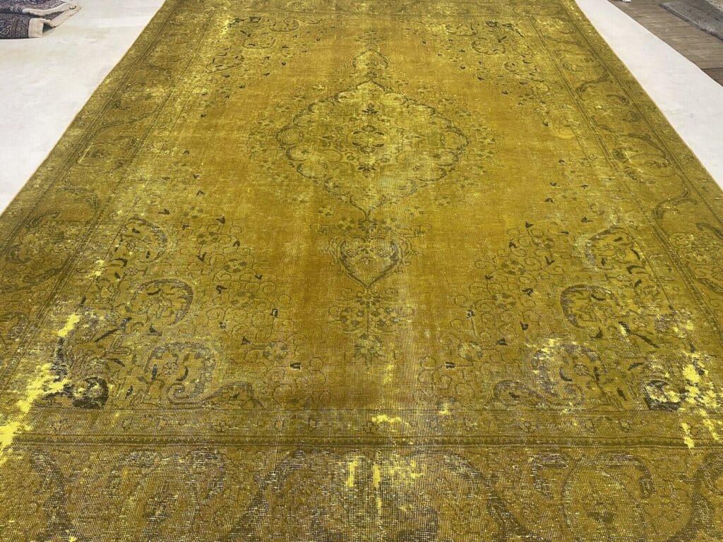 eleganter-vintage-perserteppich-390x290-cm-handgeknupft-100-wolle-1-4 Perserteppich Persien 390x290 cm Wolle handgeknüpft