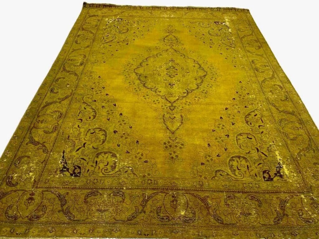 eleganter-vintage-perserteppich-390x290-cm-handgeknupft-100-wolle-1-5 Perserteppich Persien 390x290 cm Wolle handgeknüpft