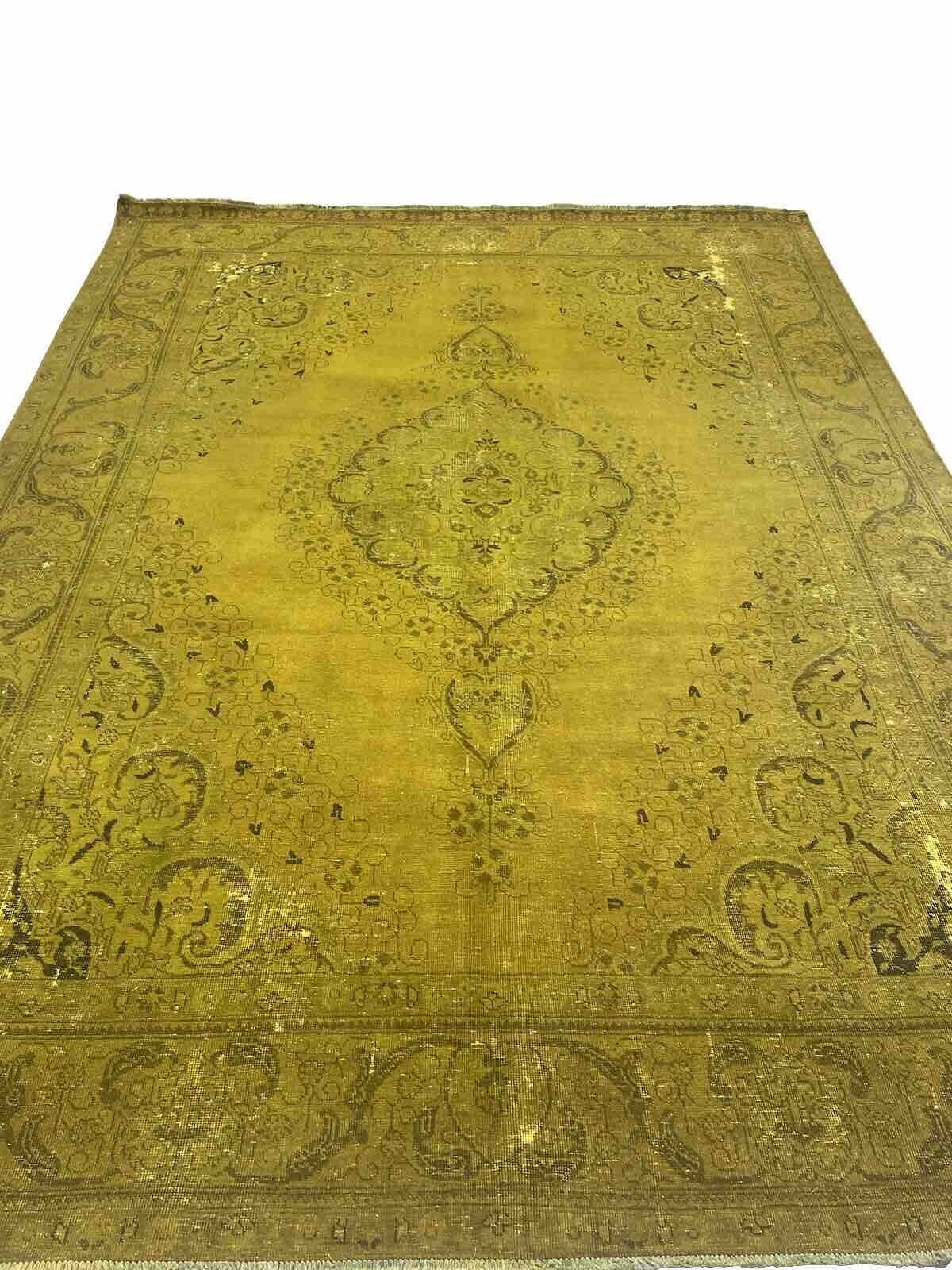 eleganter-vintage-perserteppich-390x290-cm-handgeknupft-100-wolle-1-7 Perserteppich Persien 390x290 cm Wolle handgeknüpft
