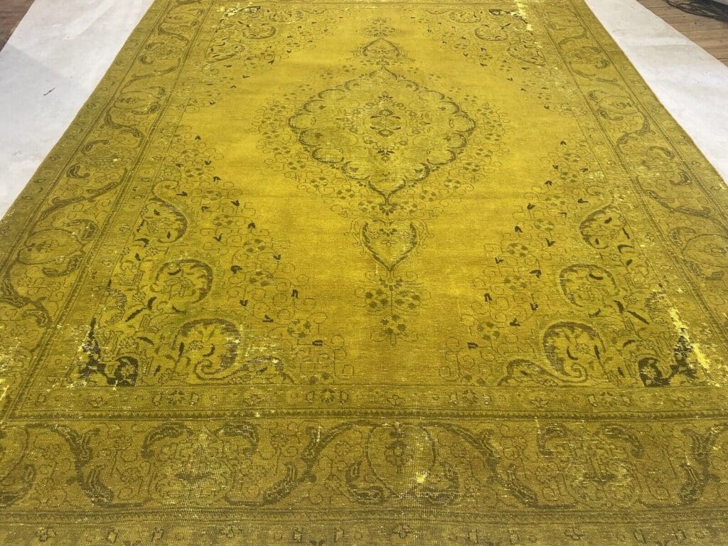 eleganter-vintage-perserteppich-390x290-cm-handgeknupft-100-wolle-1-8 Perserteppich Persien 390x290 cm Wolle handgeknüpft