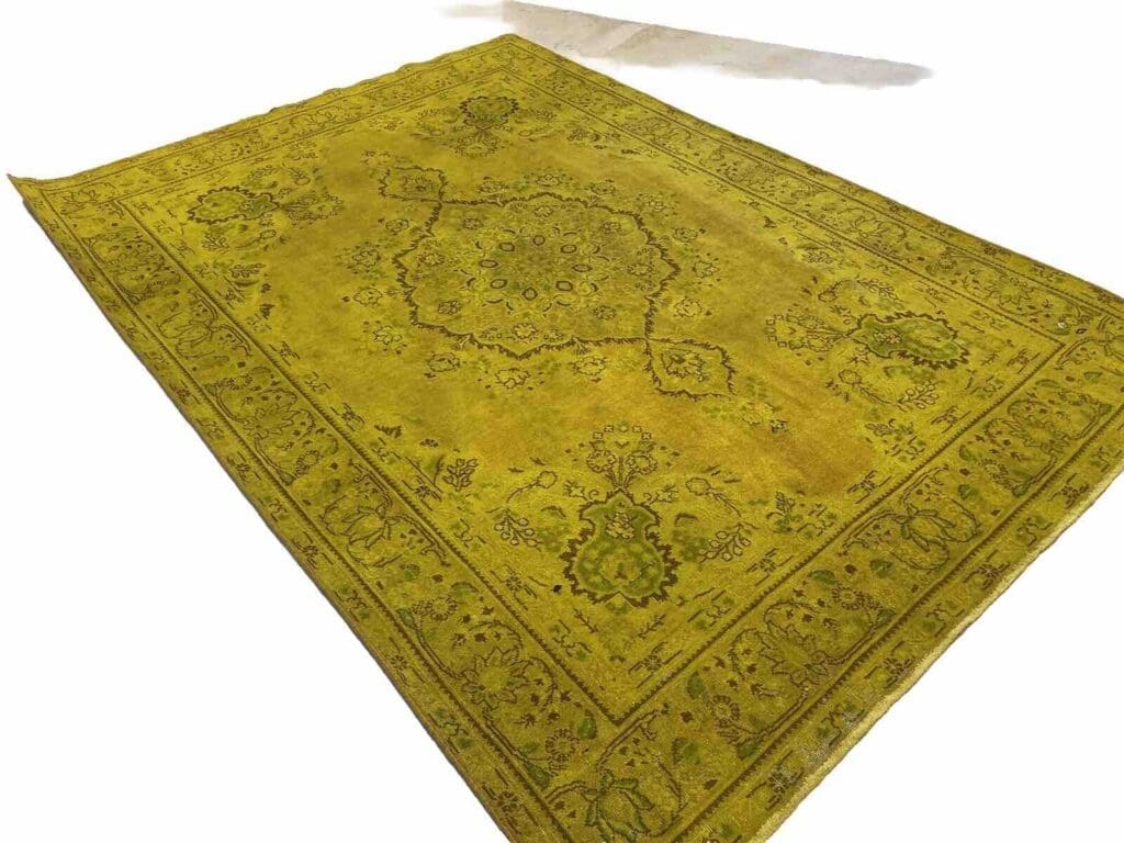 exklusiver-goldener-vintage-perserteppich-300x400-cm-handgeknupft-aus-100-1-4 Perserteppich Iran 300 x 400 cm Wolle handgeknüpft