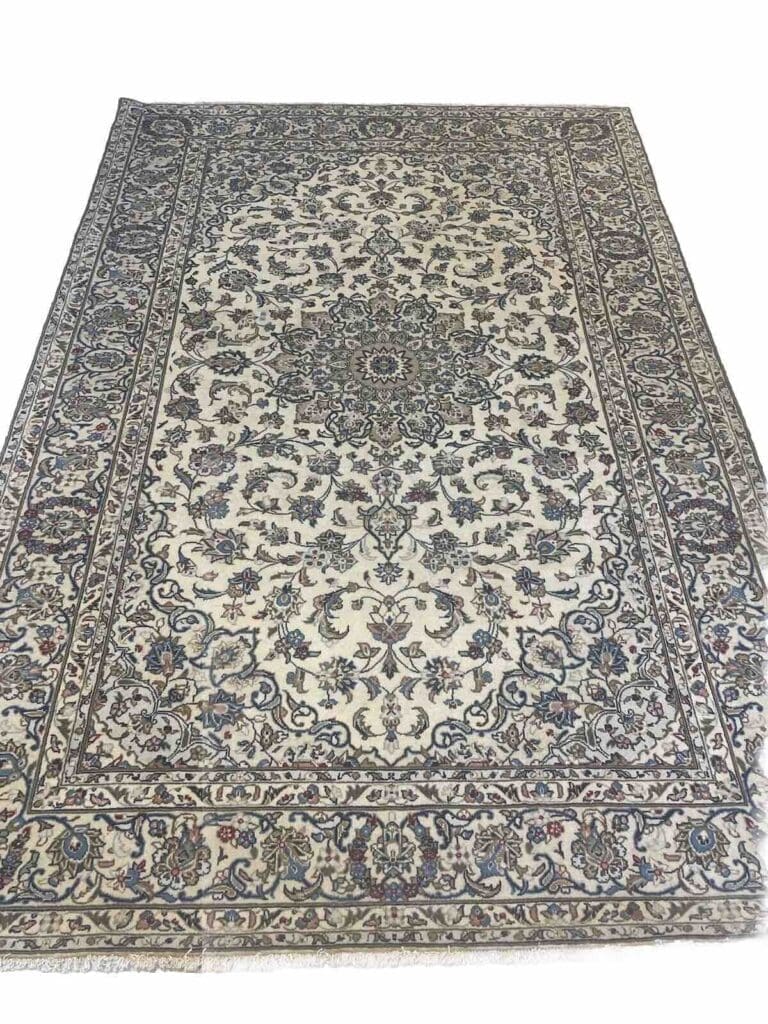 Perserteppich Keshan 300 x 200 cm Korkwolle handgeknüpft