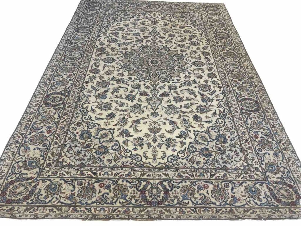 Perserteppich Keshan 300 x 200 cm Korkwolle handgeknüpft