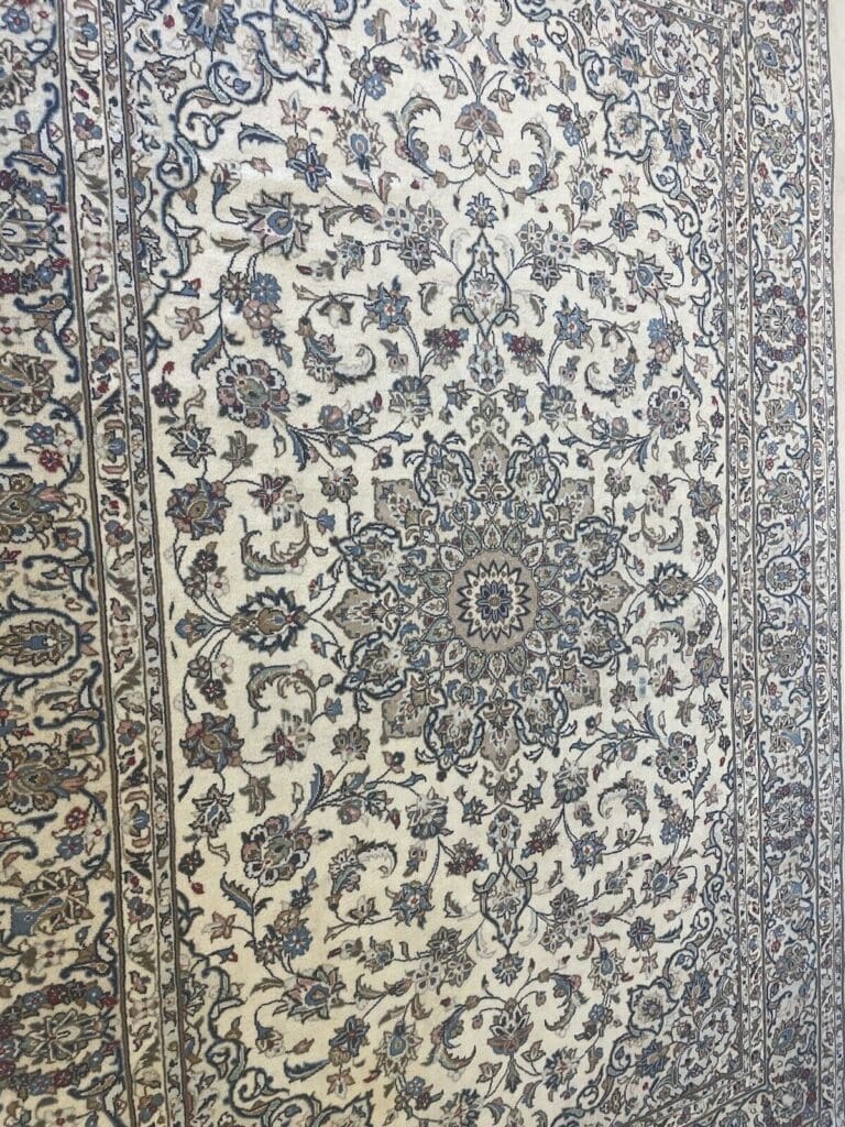 Perserteppich Keshan 300 x 200 cm Korkwolle handgeknüpft