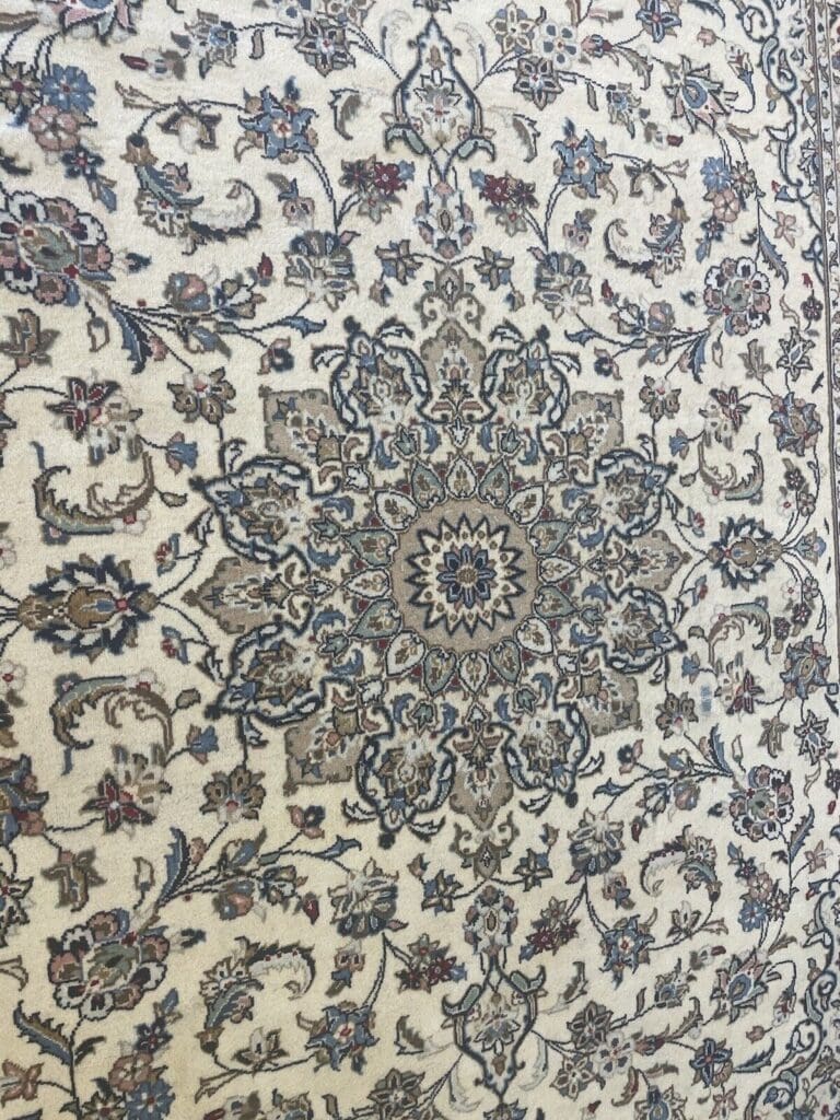 Perserteppich Keshan 300 x 200 cm Korkwolle handgeknüpft