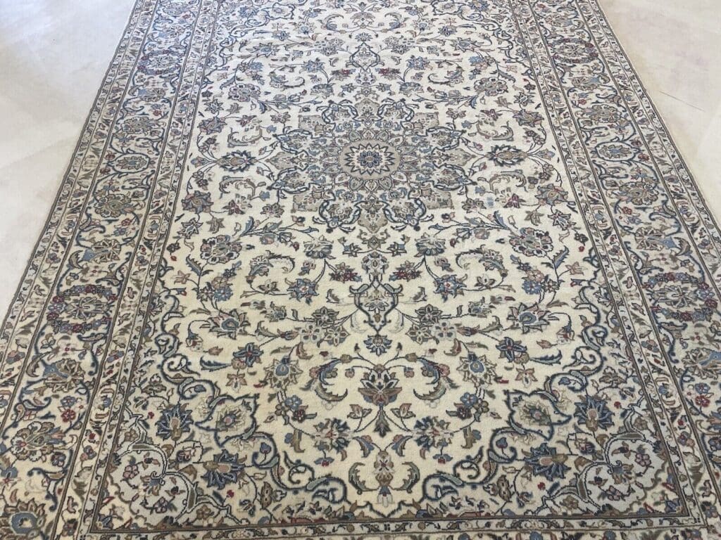 Perserteppich Keshan 300 x 200 cm Korkwolle handgeknüpft